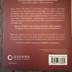Robert H. Jackson : A Life in Judgment G. Edward White HCDJ
