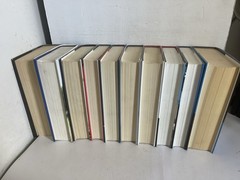 Tom Clancy lot 10 Books Hardcover Dust Jacket Mixed Titles & Years