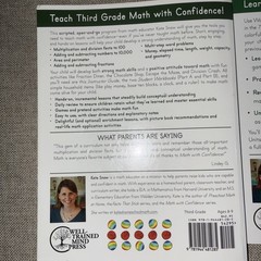 Third Grade Math with Confidence Instructor Guide, Student Workbook Part A & B