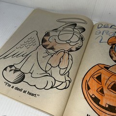 Garfield 1988 A Coloring Book Golden 31 Pages Vintage Used See Pics/80