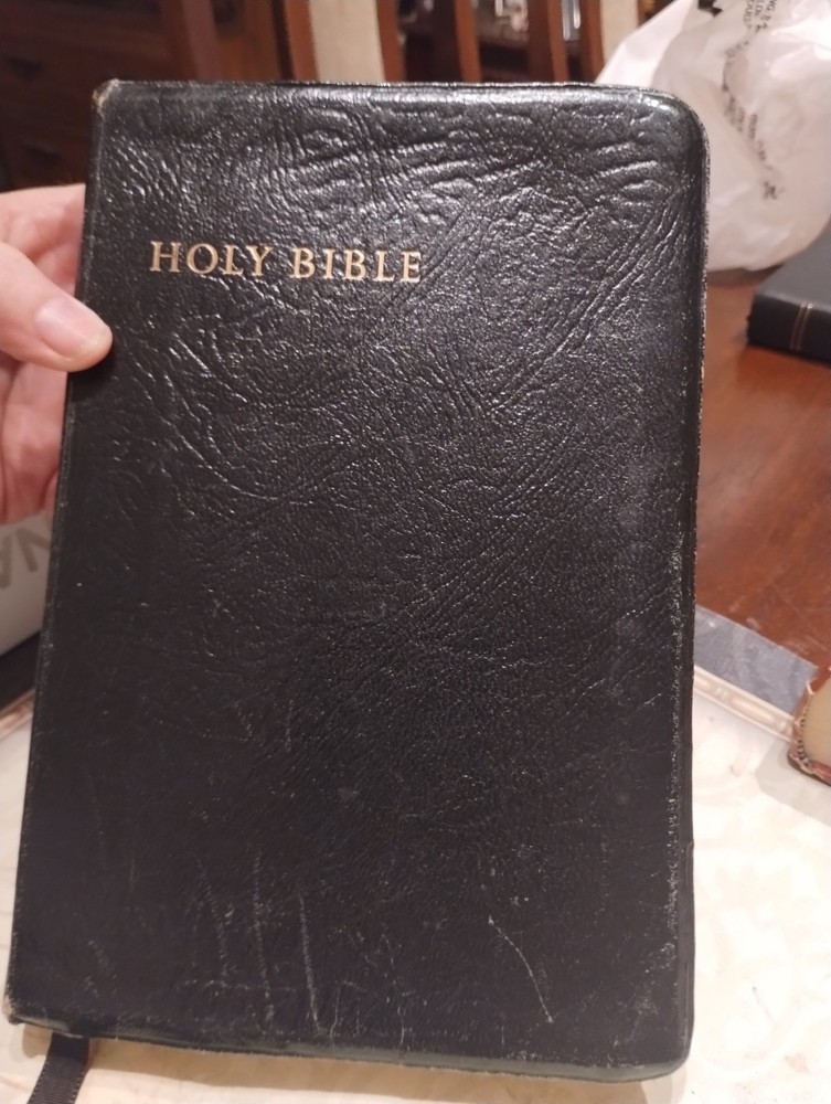 Cambridge Concord Bible KJV Genuine French Morocco 84XRL Red Letter Indexed 8vo