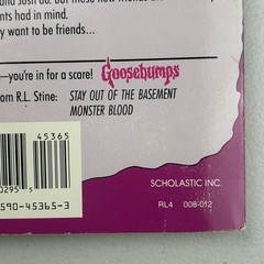 Goosebumps Welcome To Dead House Book RL Stine 1992 Unnumbered 1st Edition Print