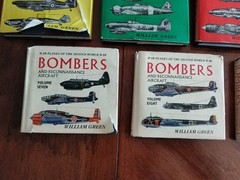 Mixed Lot 9x William Green – Fighters Flying Boats Bombers WWII (missing Vol 6)
