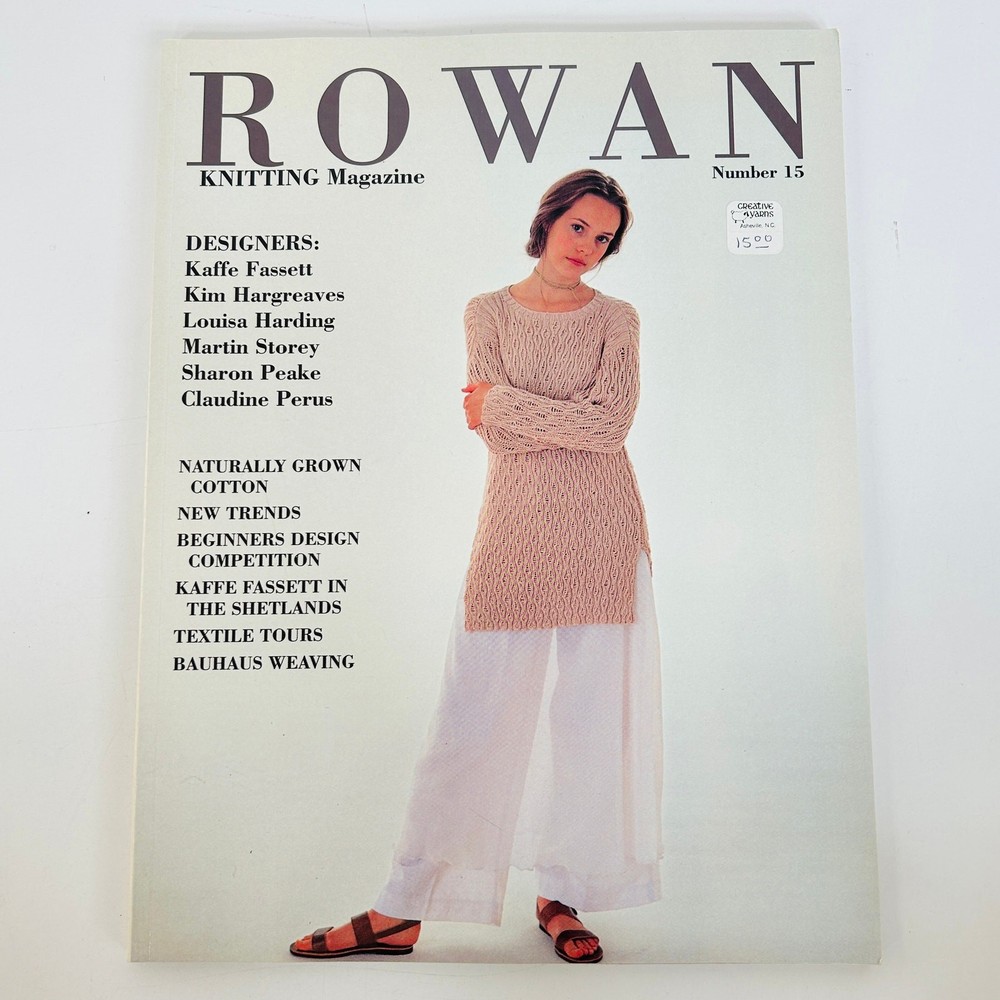 Rowan Knitting and Crochet Magazine Number 15 Kaffe Fassett Martin Storey
