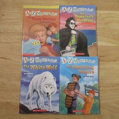 Lot of 9 A to Z Mysteries Kids PB Books & 3 other Kids Mystery Books