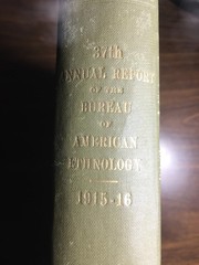 4th Annual Report of the Bureau of the American Ethnology 1882-83