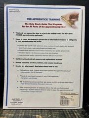 Pre-Apprentice Training Test Preparation Manual Skilled Trades 2013 Good A2