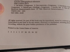 RESERVOIR CHARACTERIZATION III; Linville-Editor; 1993 1st; (petroleum, oil, gas)