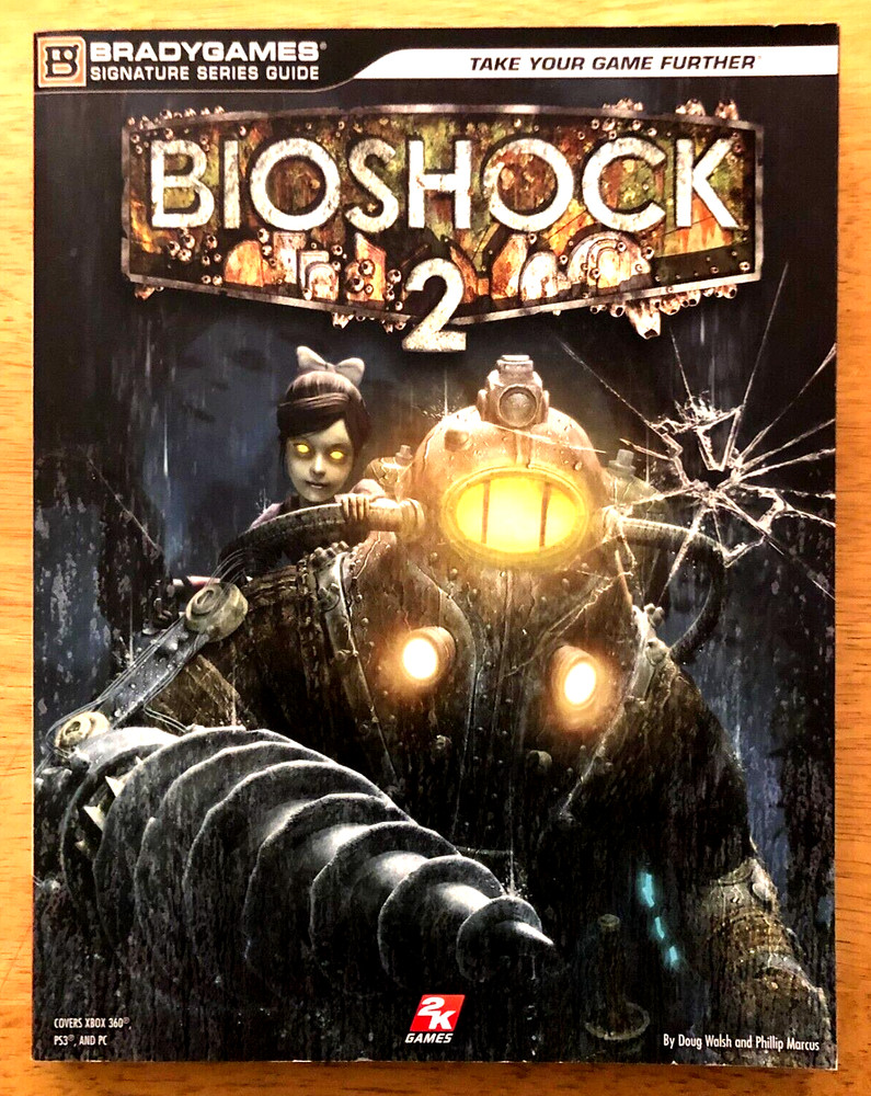 BIOSHOCK 2: BRADYGAMES GAME GUIDE (2010) PC/PS3/XBOX 360—LIKE NEW—272 PAGES