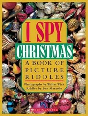 I Spy Christmas: A Book of Picture Riddles – Hardcover By Jean Marzollo – GOOD