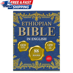 THE COMPLETE ETHIOPIAN BIBLE IN ENGLISH (Large Print, Illustrated Edition): Incl