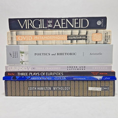 Greek & Roman Classics Book Lot 7x Euripides Ovid Virgil Aristotle Mythology PB