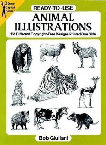 Ready-to-Use Animal Illustrations: 161 Diff- 0486275663, paperback, Bob Giuliani