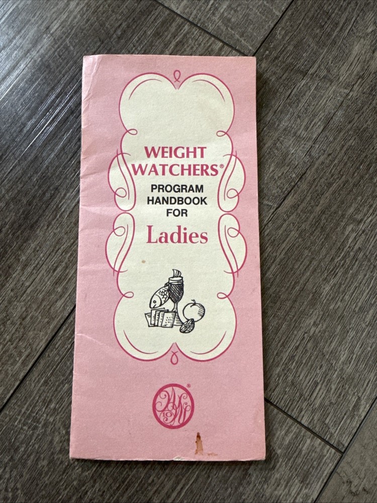 Vintage Weight Watchers Program Handbook For Ladies Brochure 1974