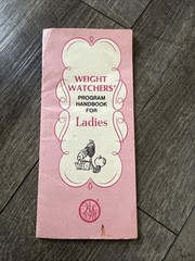 Vintage Weight Watchers Program Handbook For Ladies Brochure 1974