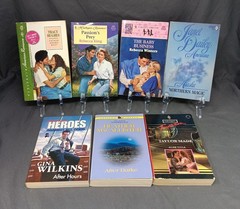 Huge Romance Paperback Lot 52 Books Harlequin Silhouette Dailey Novak Mixed PB