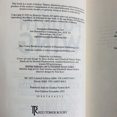 Fourth Wing Holiday Edition Rebecca Yarros SIGNED & STAMPED QUOTE First Print