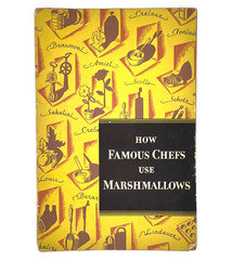 How Famous Chefs Use Marshmallows Recipes Cookbook Vintage 1930-39 pages