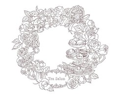 (ダウンロード特典付)こだわり塗り絵シリーズ 季節のリース Seasonal Wreaths of plants (Paperback) (UK IMPORT)