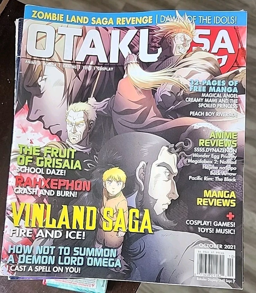 Otaku USA Magazine October 2021 The Fruit Of Grisaia, Rahxephon, Manga