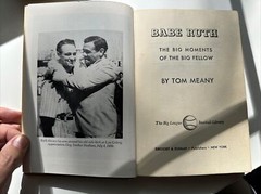 Babe Ruth The Big Moments Of The Big Fellow Tom Meany Big League Baseball Book