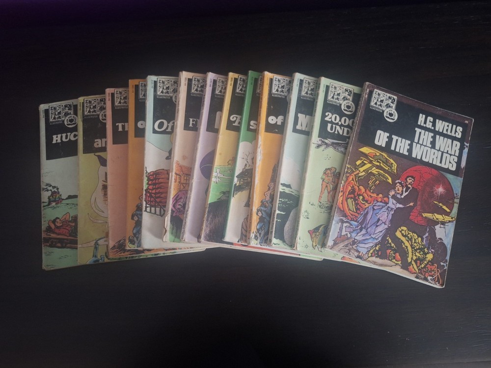 Lot of 13 – 1970s -Non-Age Books Illustrated with Different Authors (G-VG)