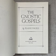 The Gnostic Gospels by Elaine Pagels 1979 HC DJ First Edition
