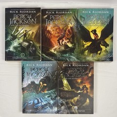 Percy Jackson and the Olympians Series Set 1-5 – Rick Riordan – Paperback Lot