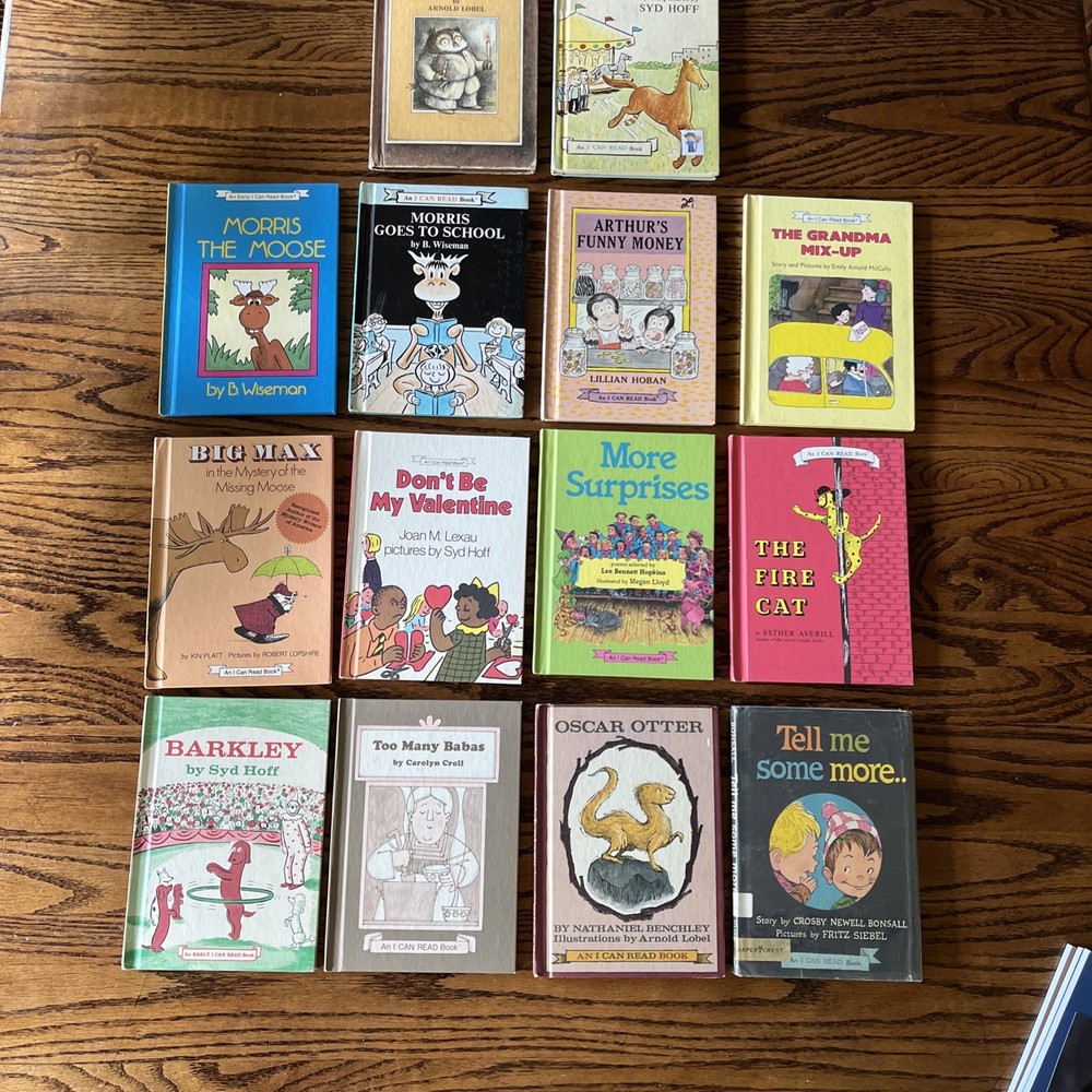 An I Can Read Early Reader Book Lot 14 Vintage Harper & Row