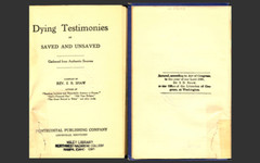 Dying Testimonies of the Saved Unsaved-Solomon Shaw-Christian Study Book on CD