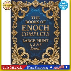 The Books of Enoch Complete LARGE PRINT (Illustrated): 1, 2 & 3 Enoch With Authe