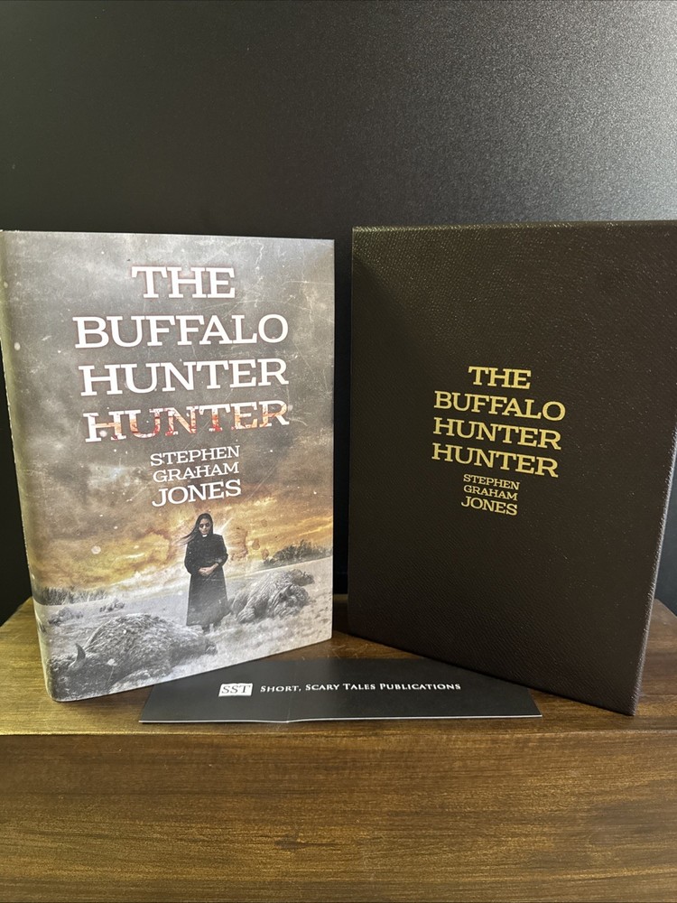 SST Stephen Graham Jones BUFFALO HUNTER HUNTER Signed 2x PC Limited Edition
