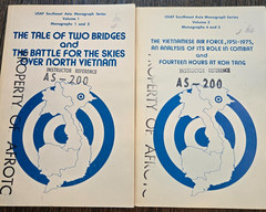 USAF Southeast Asia Monograph Series Vol 1 and Vol 3