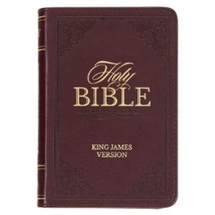 KJV Holy Bible, Mini Pocket Size, Faux Leather Red Letter Editio (Leather Bound)