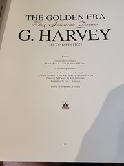 G. Harvey SIGNED The Golden Era. The American Dream. 1992 2nd Edition Very Good