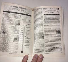 Old Farmer’s Almanac lot of 18 years SC Robert Thomas Weather & Southern Edition