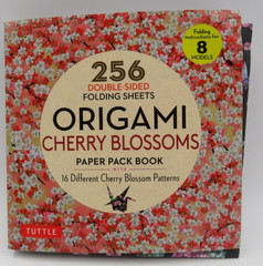 Origami Cherry Blossoms Paper Pack Book: 256 Double-Sided Folding Sheets NEW