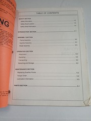 Rhino 66″- 84″ Hydraulic Box Blade Operator’s Manual Parts List Book 1993