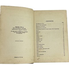 Good Housekeeping’s Menus Recipes & Household Discoveries 1920’s HC Cookbook