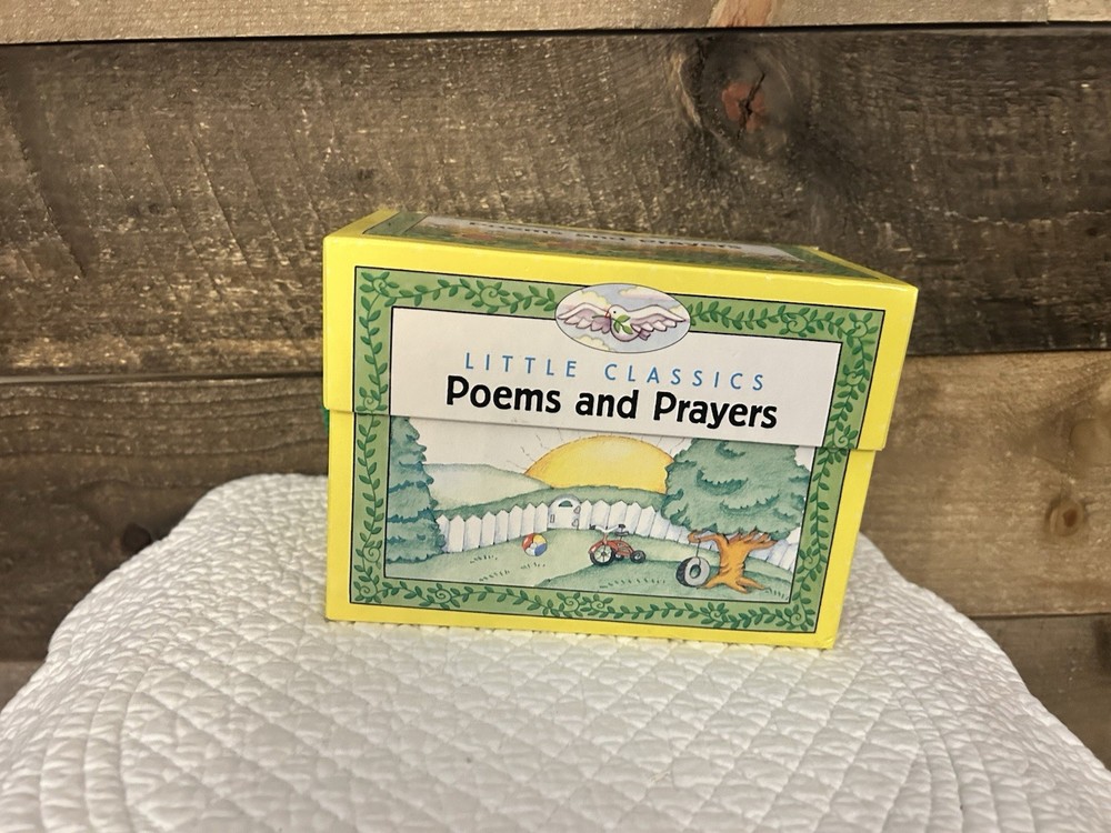 Little Classics Poems and Prayers 6 Little Book Box Set VTG