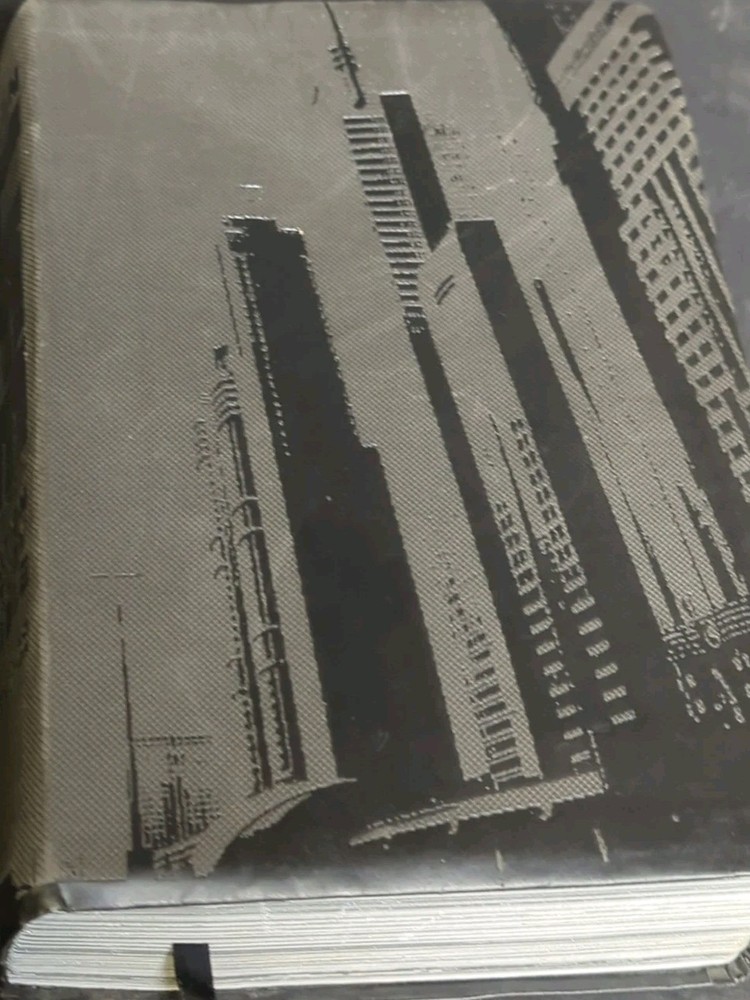 Teen Life Application Study Bible Leather Like Steel Gray Cityscape Buildings