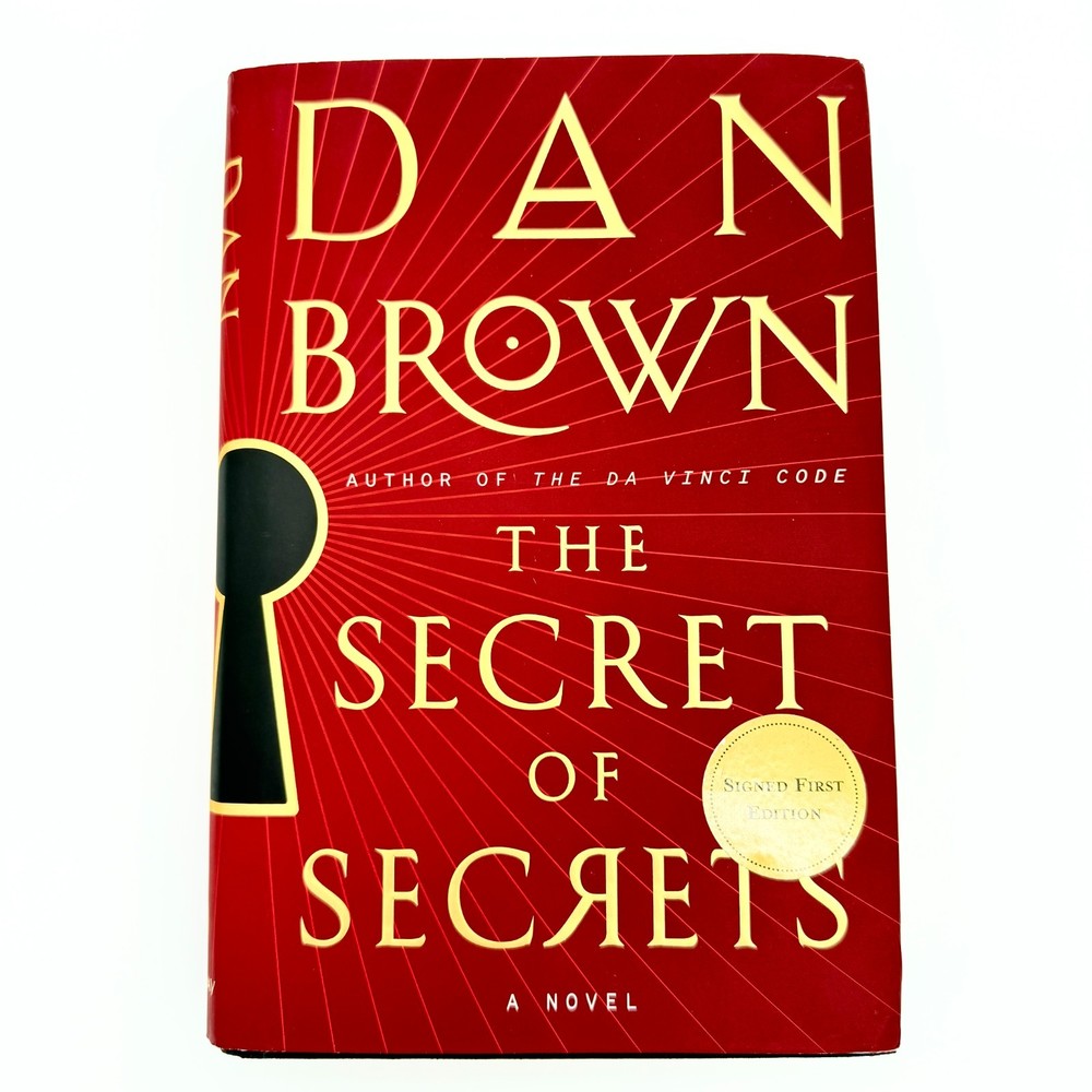 Secret of Secrets : A Novel by Dan Brown (2025, Hardcover) SIGNED 1st/1st