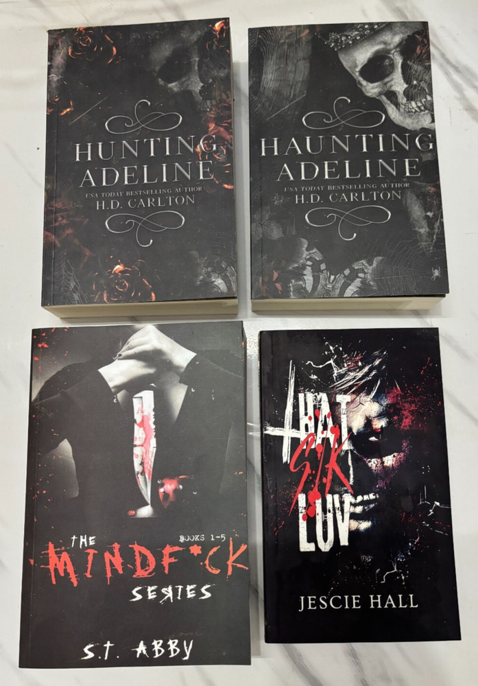 Haunting Adeline + Hunting Adeline +The Mindfuck +That Sik Luv English paperback