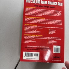 Adams Cover Letter Almanac by Robert L. Adams (1995, Trade Paperback)