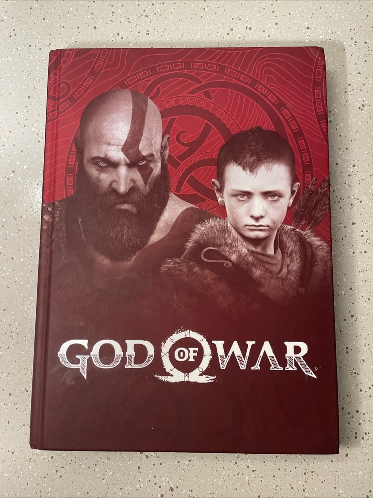 2018 God Of War Hardcover Collectors Edition Strategy Guide Book 349 Pages PS4