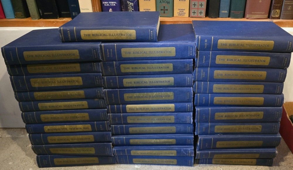 The Biblical Illustrator Commentary 1960s Cloth HC 31 Volumes J. Exell / Baker