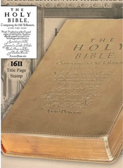 Title Page Edition: 1611 King James Bible, Facsimile, Includes Apocrypha – Ivory