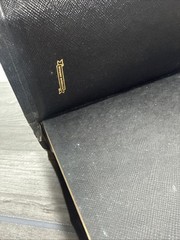 Circa 1962 World Publishing RSV Bible Black Morocco Leather GOLD EDGE