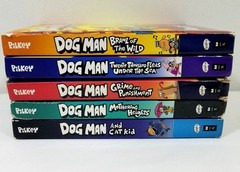 Captain Underpants & Dog Man Book Lot By Dav Pilkey 14 Books Mixed Titles