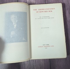 Americanization of Edward Bok – SIGNED Limited Edition – Nimaha Edition 1922